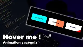 Buttons Hover || Ajoyib animation yasaymiz
