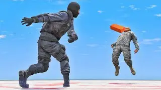 GTA 5 Ragdolls Compilation | Insane Brick Knockbacks (Euphoria Physics) Episode 1