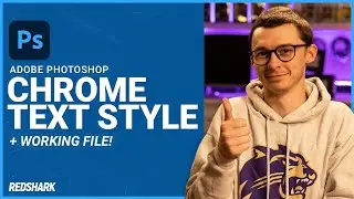 Easy Chrome Text Style in Adobe Photoshop | RSD Tutorials ( + Working File)