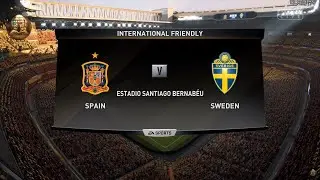Spain vs Sweden - Game Play - World Class Difficulty