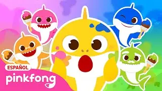 Colores de la Familia Tiburón | Transformación de Tiburón Bebé | Pinkfong en español