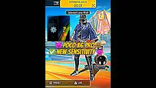 Poco X6 Pro New Settings Dpi + Sensi 📲⚙️✅#shorts #freefire #settings #shortsfeed #pocox6pro5g #viral
