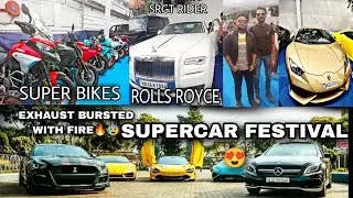 Supercar Exhaust Bursted with Fire😢 || Supercars of Kolkata ❤️ || Club GT Supercar Festival 😍