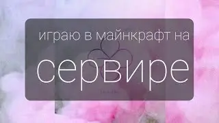 Играю на сервире в майн