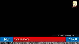 EKITI STATE UNIVERSITY 24TH (VIRTUAL)CONVOCATION CEREMONY