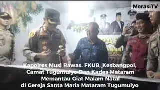 Pantauan Malam Natal di Gereja Santa Maria Tugumulyo Musi Rawas