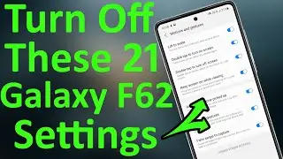 Samsung Galaxy F62 or M62 21+ Hidden Settings You Should Change Right Now 🔥🔥🔥