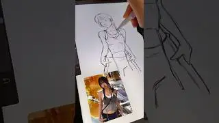 Hanni sketch 🧡 #art #newjeans #hanni #fanart #digitalart