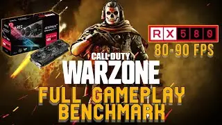 ROG STRIX RX580 - Warzone - Benchmark - Avg. 80 to 90 FPS