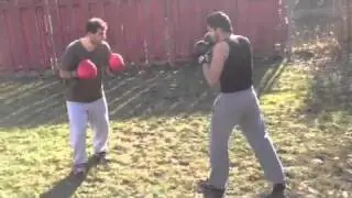 backyard boxing Spartak vs Moe