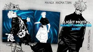 Alight Motion Manga Character Bend Tutorial | Manga Easy Animation