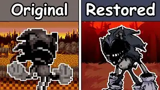 Burning Original Vs Restored (BURNING - Nove Take) - FNF