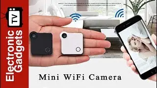 Wearable Mini WiFi Camera with Mini 720p Resolution, Motion Detection