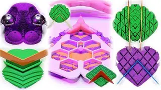 Kinetic Sand Cutting Compilation ASMR 14