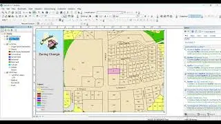 Creating buffer feature and spatial selection in ArcMap