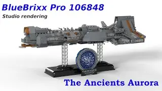 BlueBrixx Pro 106848 The Ancients Aurora #bricklinkstudio rendering