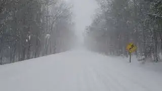 Lake of the Clouds - Snow Storm