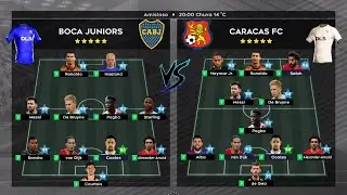 DLS 22 - Libertadores - Boca Juniors X Caracas - Quartas de Final ( Jogo 2 )