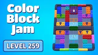 Color Block Jam Level 259 | Every Puzzle Solved! 🎯