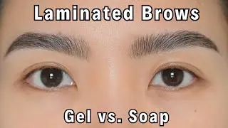 LAMINATED BROWS Using Brow GEL vs. SOAP (Pros & Cons) - Brow Routine