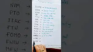 Initialisms | Abbreviations | Acronyms |Full Forms | Social Media using Abbreviations|Short Message