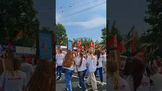 Учащиеся ОГМК стали участниками шествия БРСМ в городе Витебск