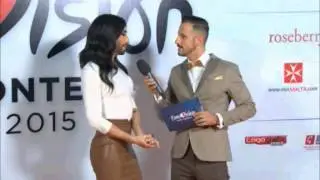 Conchita Wurst intreview Malta Eurovision 2015 contest red carpet
