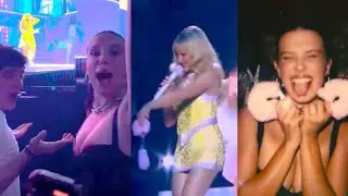 Millie Bobby Brown Gets Cuffed At Sabrina Carpenter's 'Short n' Sweet' Tour