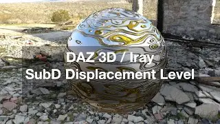 DAZ3D / Iray – SubD Displacement Level
