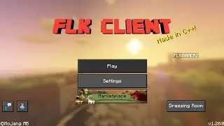 MY OWN CLIENT FOR MINECRAFT PE#viral#video(FLK CLIENT)