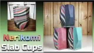 How to Make NERIKOMI Slab Cups with Plaster Molds
