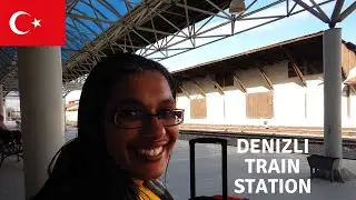 Waiting at Denizli train station