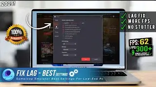 🔧Gameloop Best Settings For Low End Pc/Laptop 2024 | Gameloop Emulator Boost Performance