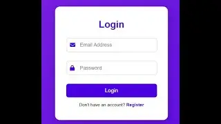 2 How to Create a Login web page  with Floating Label Animation
