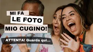 Mi fa le foto mio cugino! ATTENTA! Guarda qua...