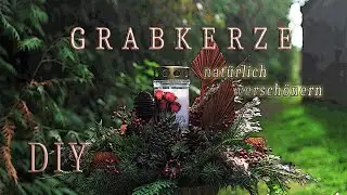 DIY Dekoideen für Grab & Urnen ✝ Teil 2 | Mini Allerheiligen Gesteck