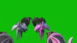 Unleashed Big Bulk Animal Monster Walking Parade Front Face First | Free Green Screen Animation 3D
