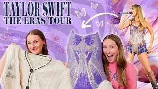 DIY Lover Bodysuit (Speak Now Version)💜 folklore cardigan unboxing & Eras London prep!!