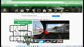 How to Install Realistic Top Speed and Acceleration (All Vehicles) 5.1 GTA 5 MODS
