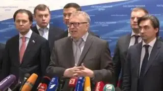 Жириновский  Забастовка Дальнобойщиков
