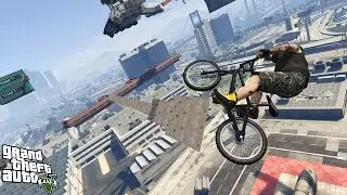 GTA 5 - BMX HARD - SÓ TEM MANOBRA FODA!!!
