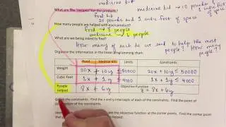 Section 7.5 Food and Medical Kits Problem Part 2 of 4