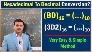 Hexadecimal to decimanl conversion | How to Convert Hexadecimal to Decimal Number?