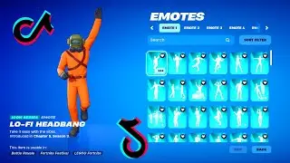 All NEW Fortnite Icon Series Dance & Emotes! (LO-FI HEADBANG, DANCERY, CHALLENGE, GRIDDY)