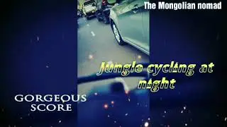 The Mongolian nomad- jungle cycling at night alone.
