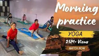 Morning yoga practice | meditation | concentration with yoga | daily yoga practice |