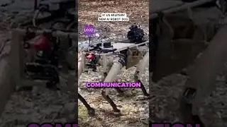 🇺🇸 US Military NEW AI-Powered Robotic Dogs #ai #robotdog #QUGV #usmilitary