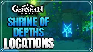 All Fontaine Hydro Shrine Of Depths Locations Part 1 + How to get Keys | [Genshin Impact)