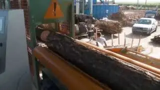 Линия за разбичване на трупи 40м3 на смяна