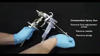 Binks 2100 Siphon Fed Spray Gun Cleaning Instructions
